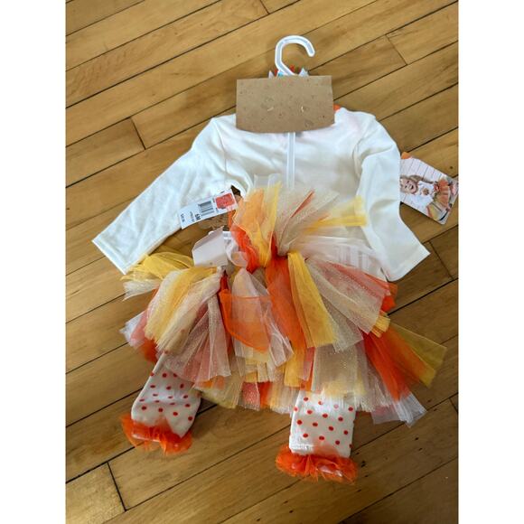 NWT Baby Essentials 4 piece cutest little turkey Thanksgiving infant outfit - Picture 5 of 7
